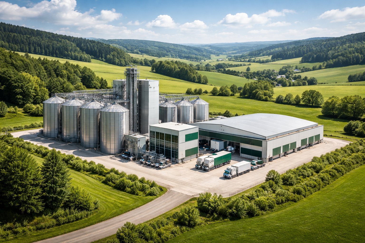 Mieszalnia i zakład paszowy